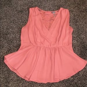 Peplum tank top